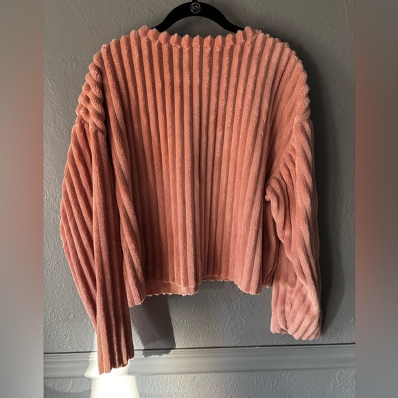 Zara | ribbed | fuzzy | boxy fit | m - Picture 5 of 9